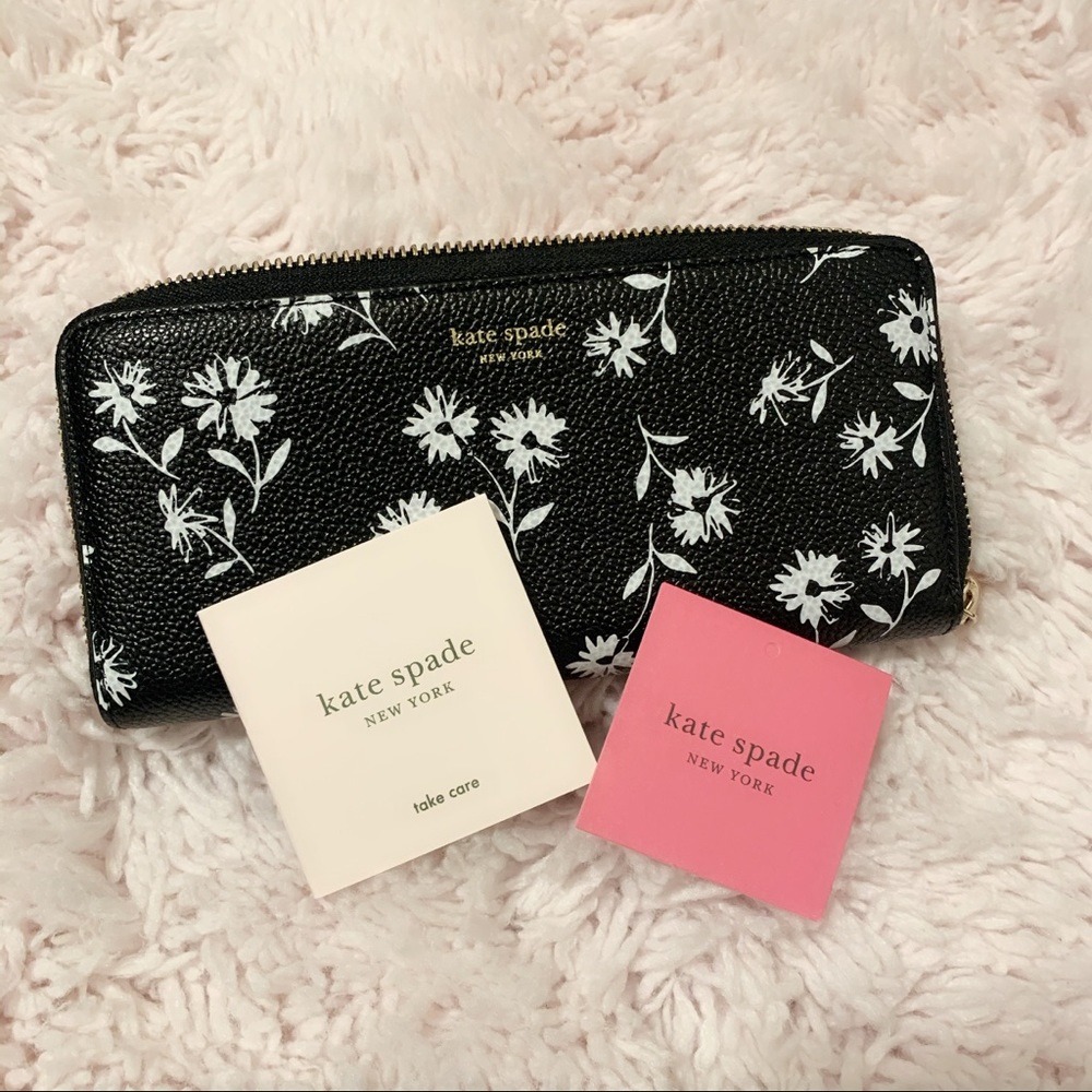 Kate Spade Floral Slim Continental Wallet